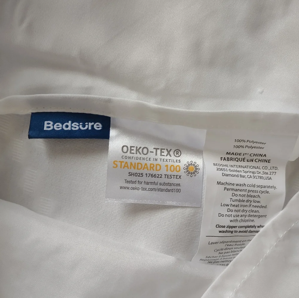 New 🆕 3 Items King Boho tuffed embroidery white duvet cover set 2 pillowcases